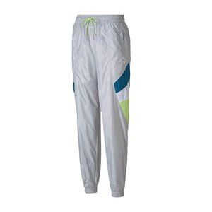 Puma woven tfs track pants NWT grey green blue